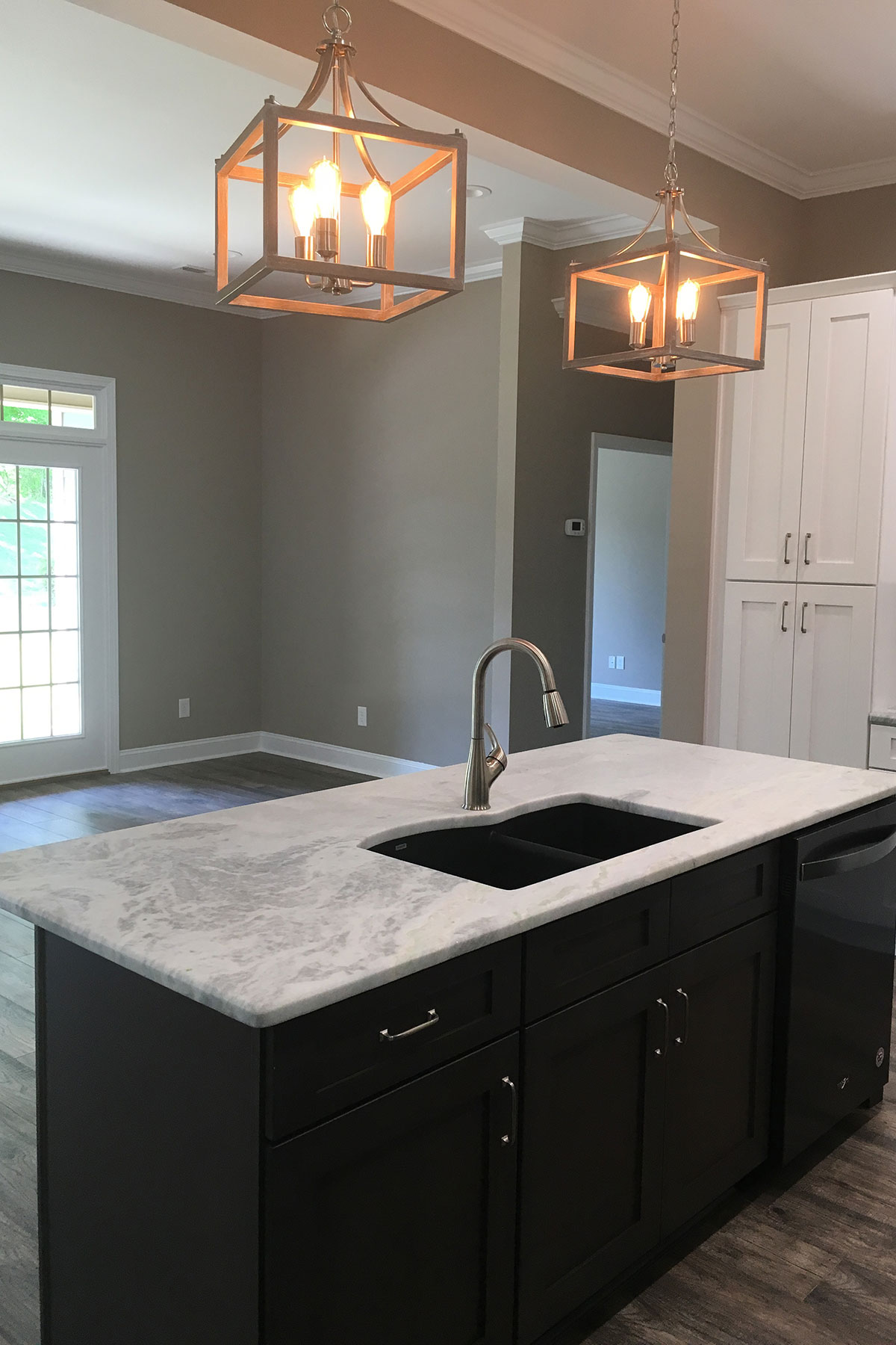 trumark construction custom home riverwatch2 kitchen island