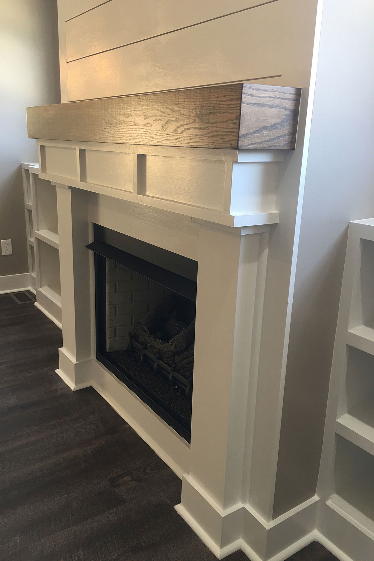 trumark construction custom home valleydale fireplace