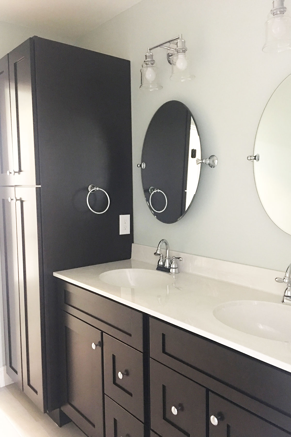 trumark construction custom home valleydale master bath vanity