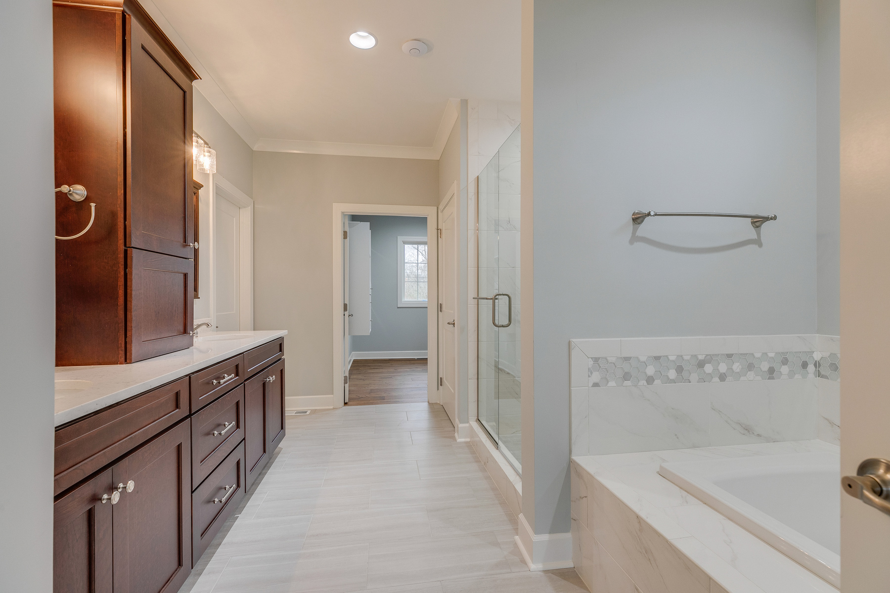 trumark construction custom home cox hollow master bathroom