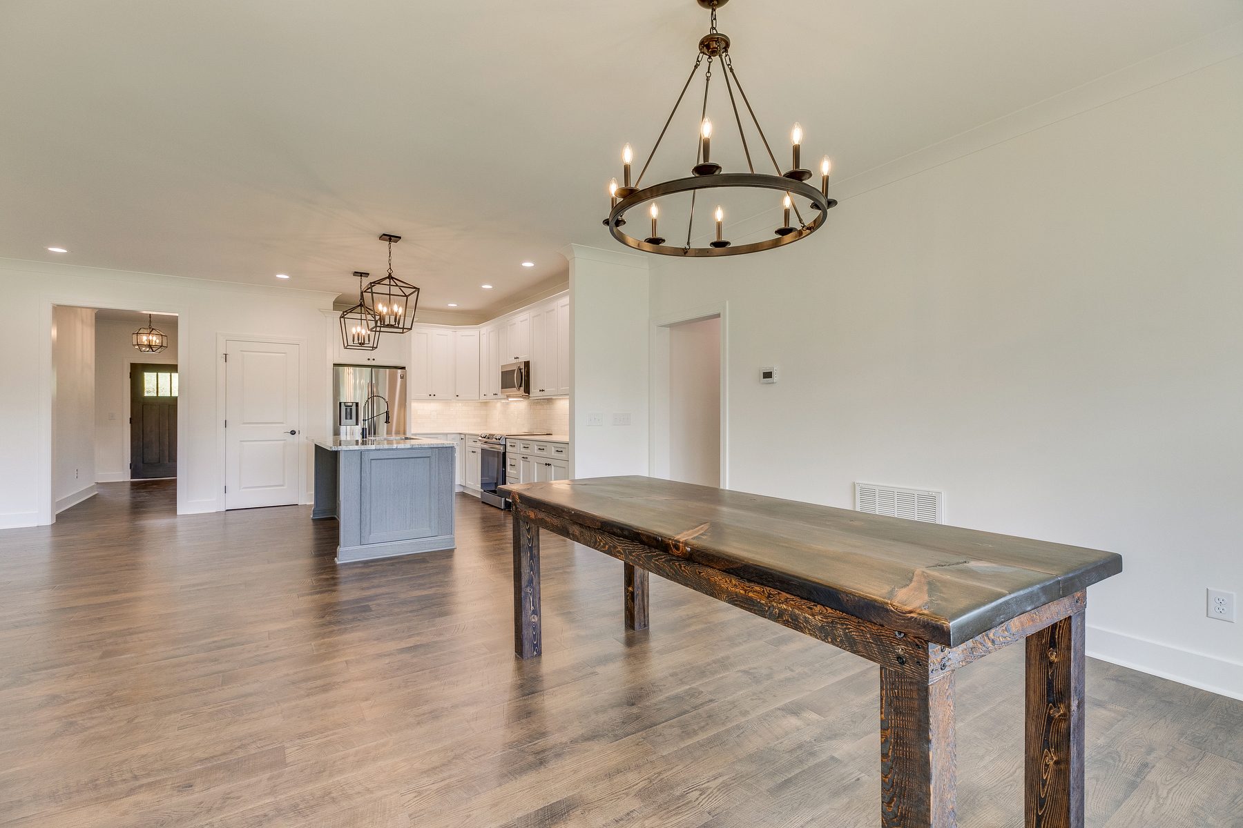 trumark construction custom home bloomingdale dining room