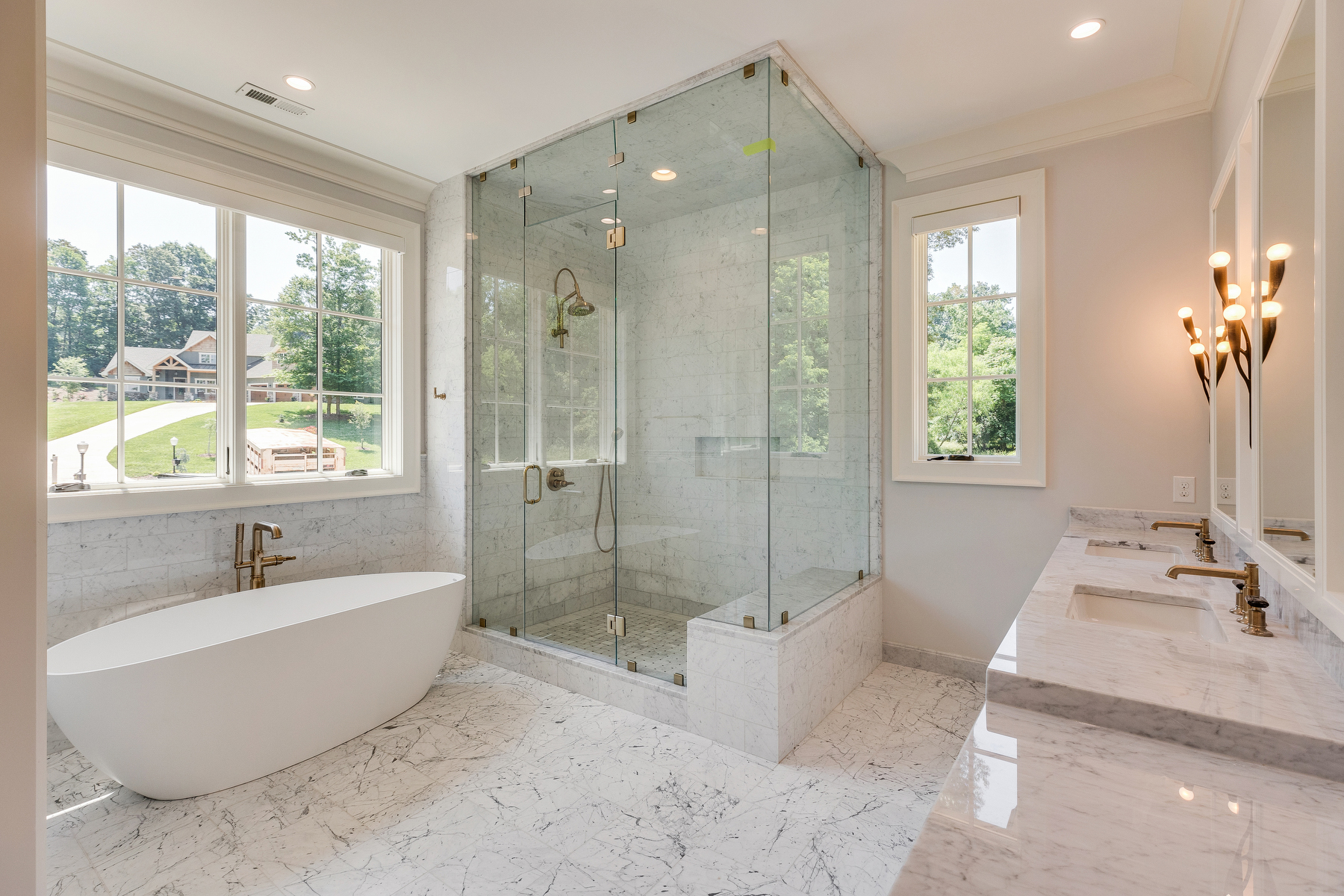 trumark construction custom home mountain vista master bathroom