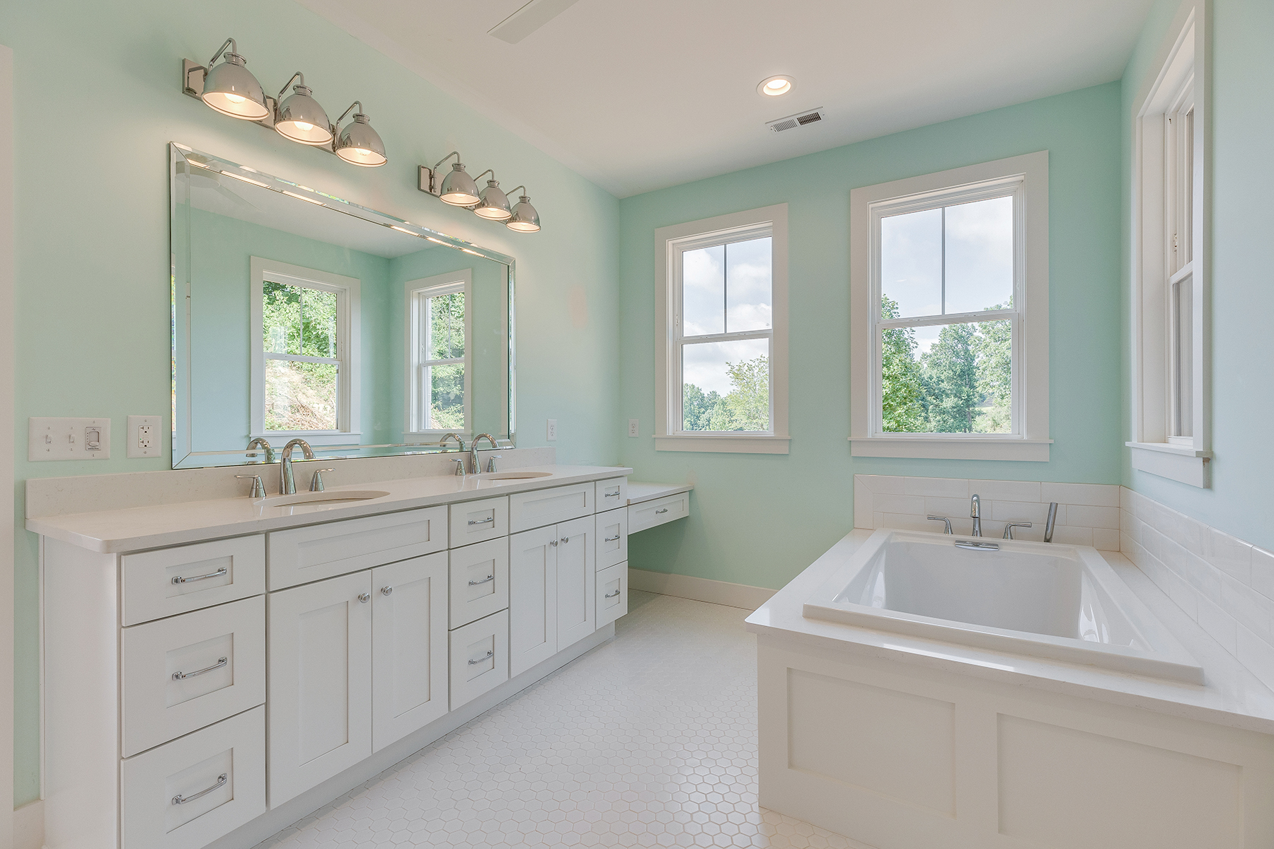 trumark construction custom home victoria lee way master bathroom