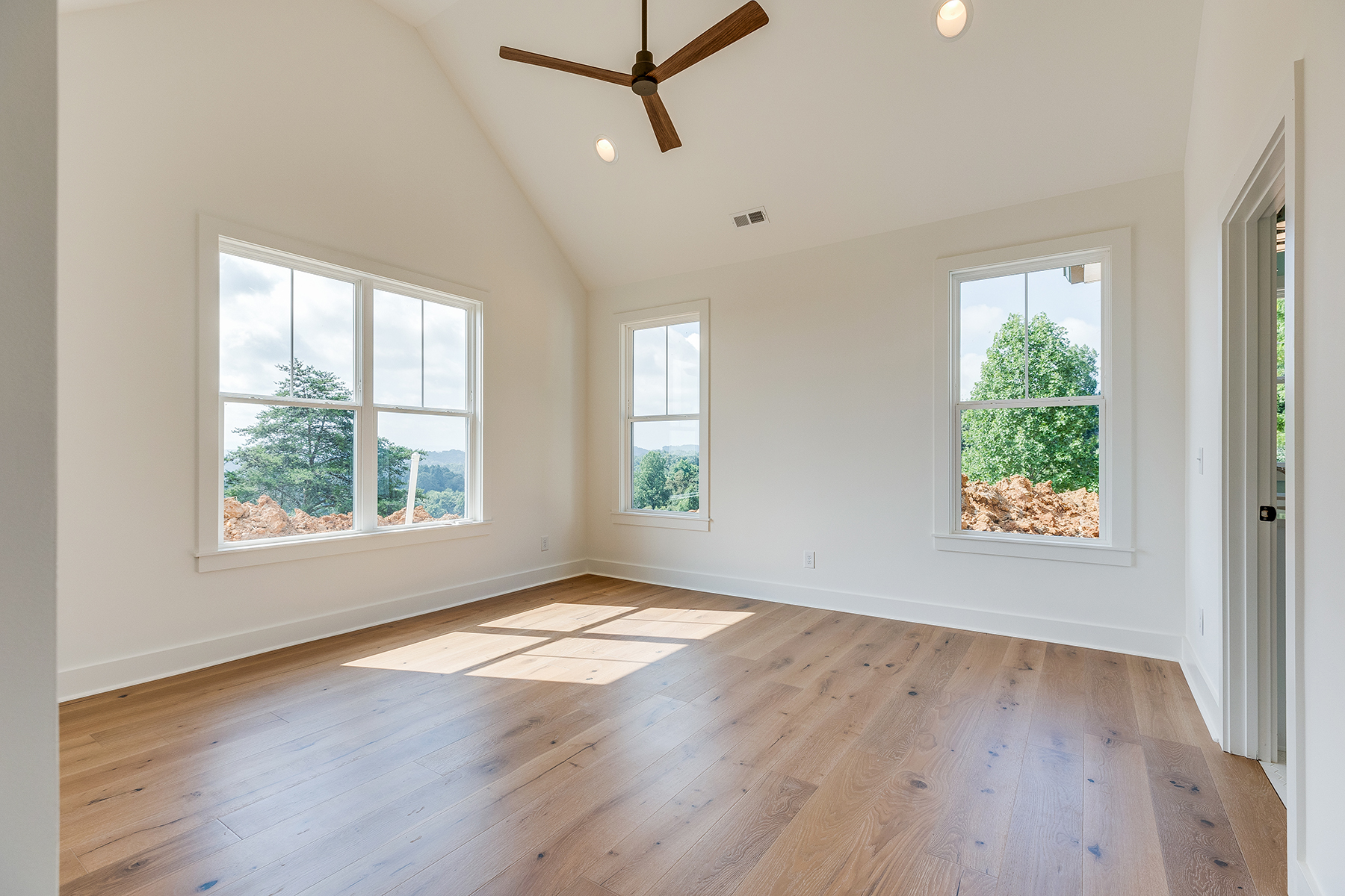 trumark construction custom home victoria lee way master bedroom