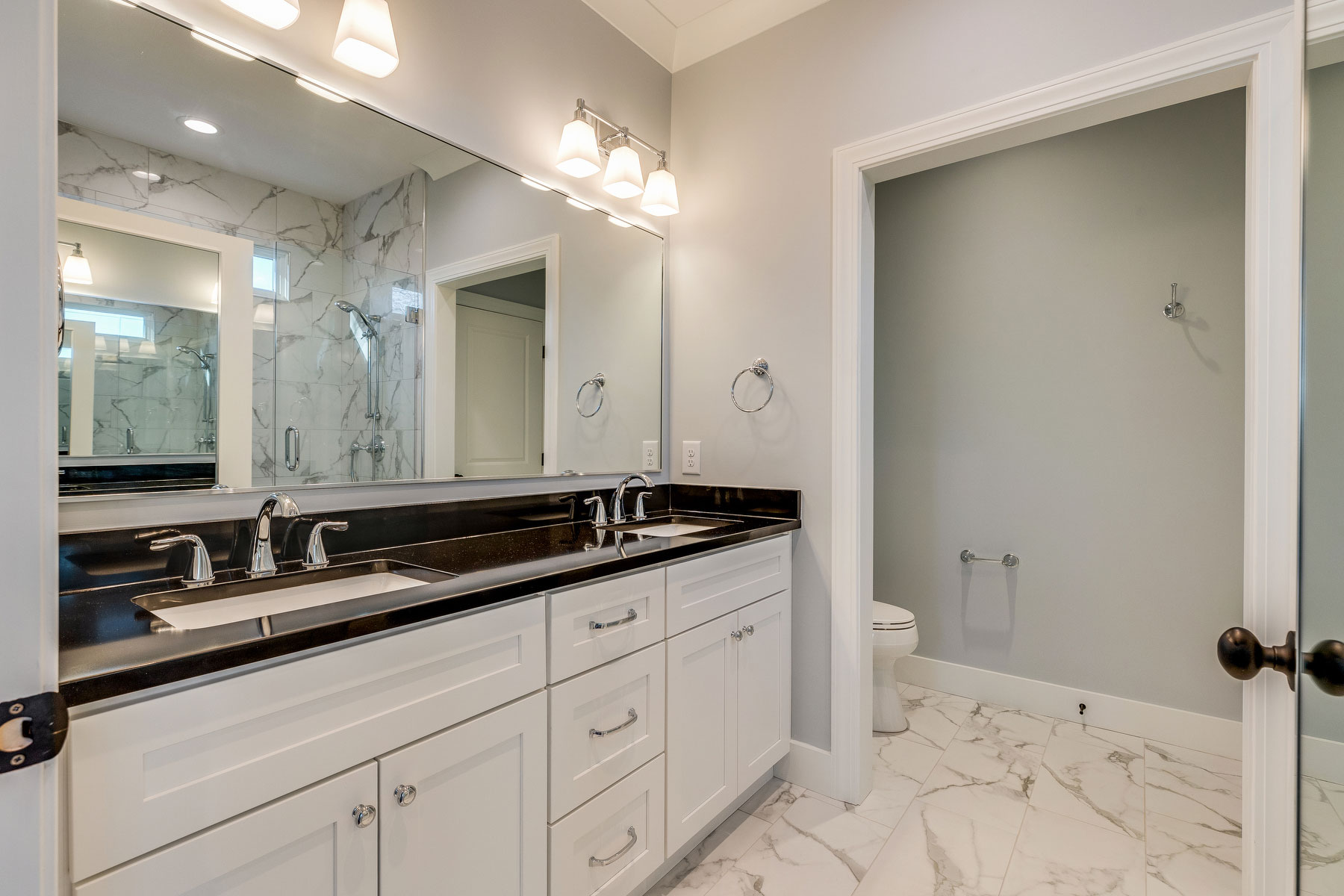 trumark construction custom home lydia lane master bathroom