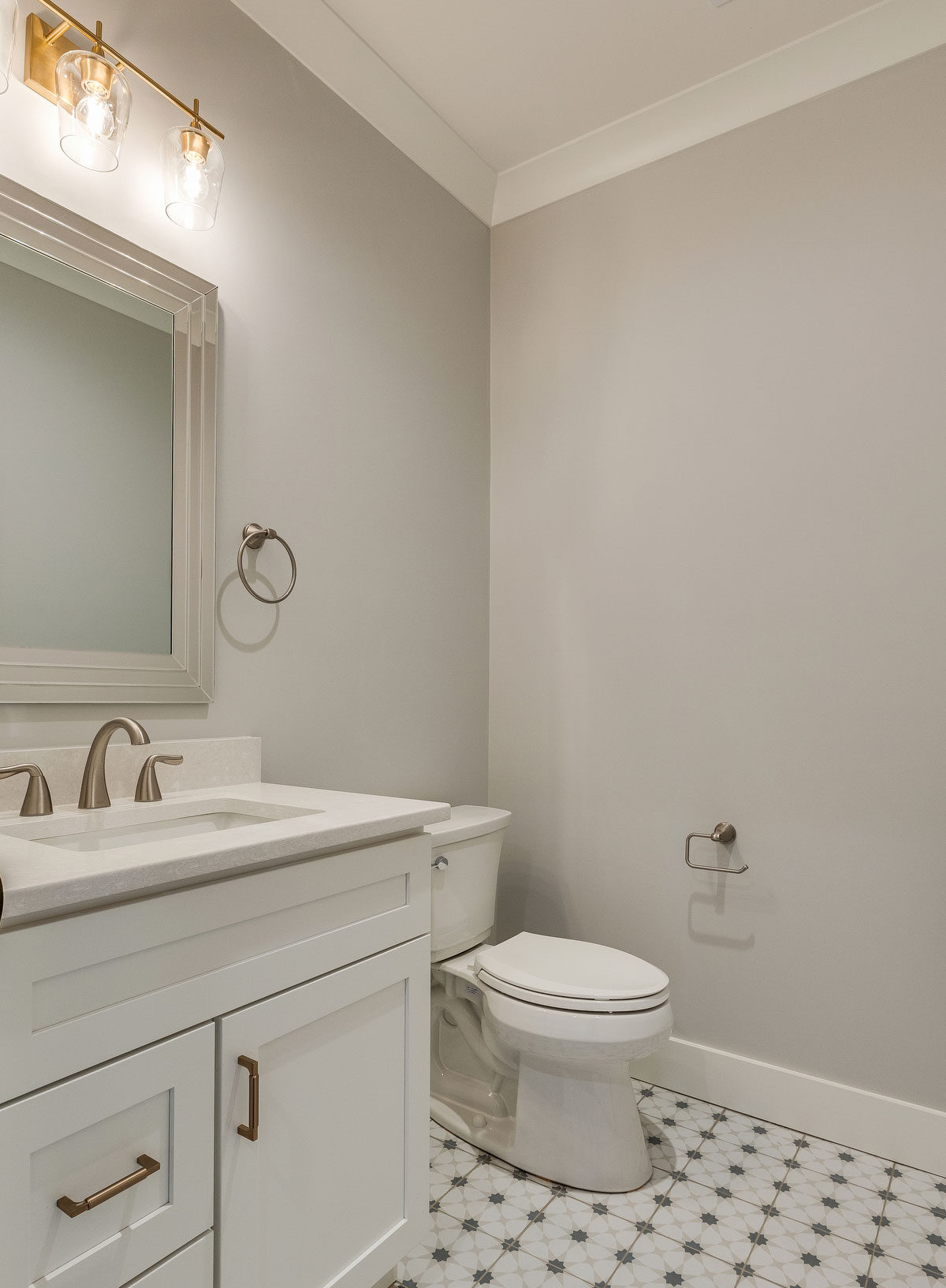 trumark construction custom home lydia lane powder bath