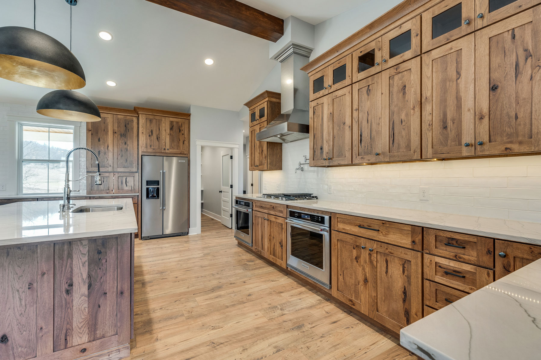 trumark construction custom home trails end kitchen