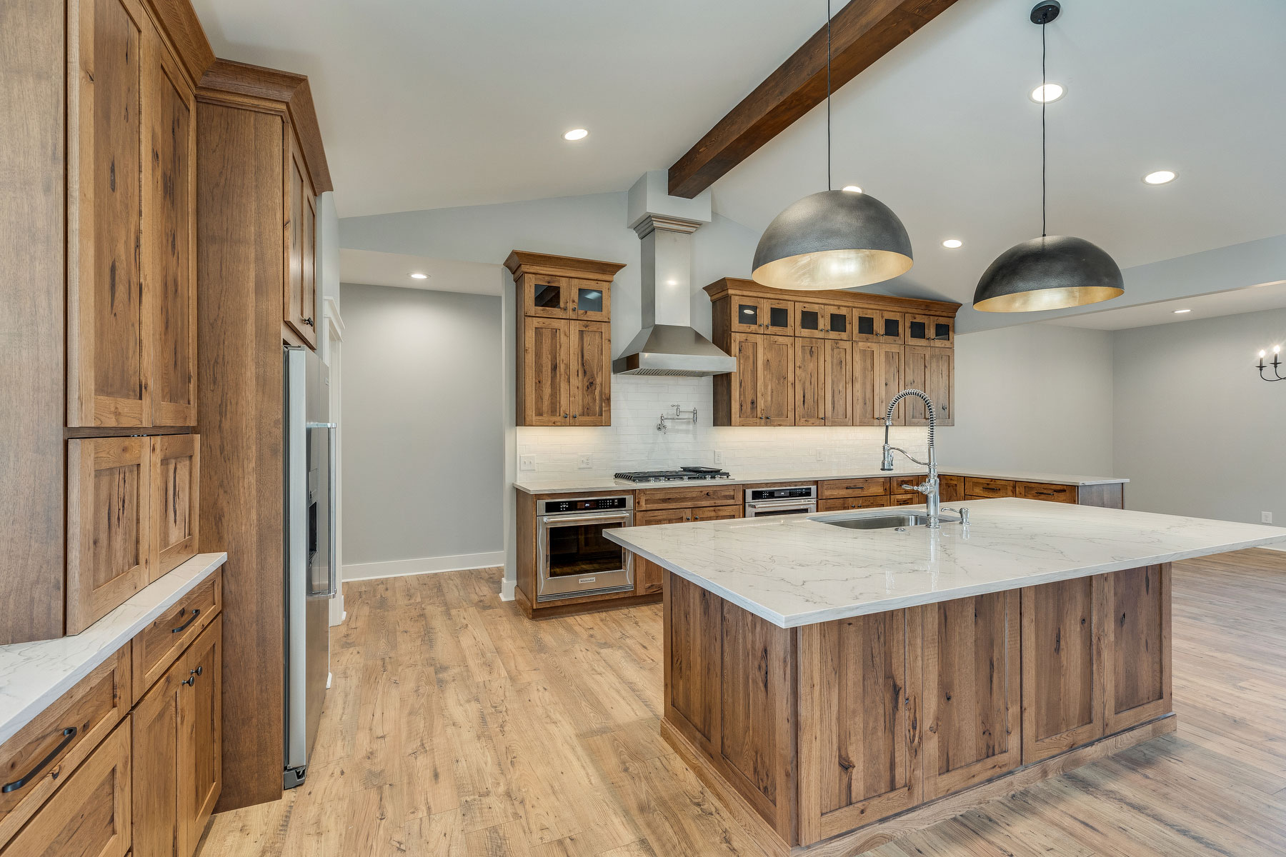 trumark construction custom home trails end kitchen