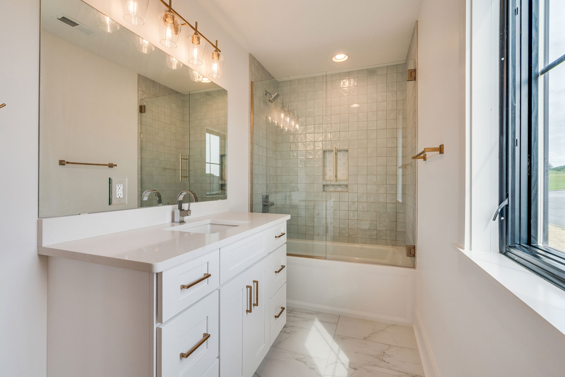 trumark construction custom home bathroom