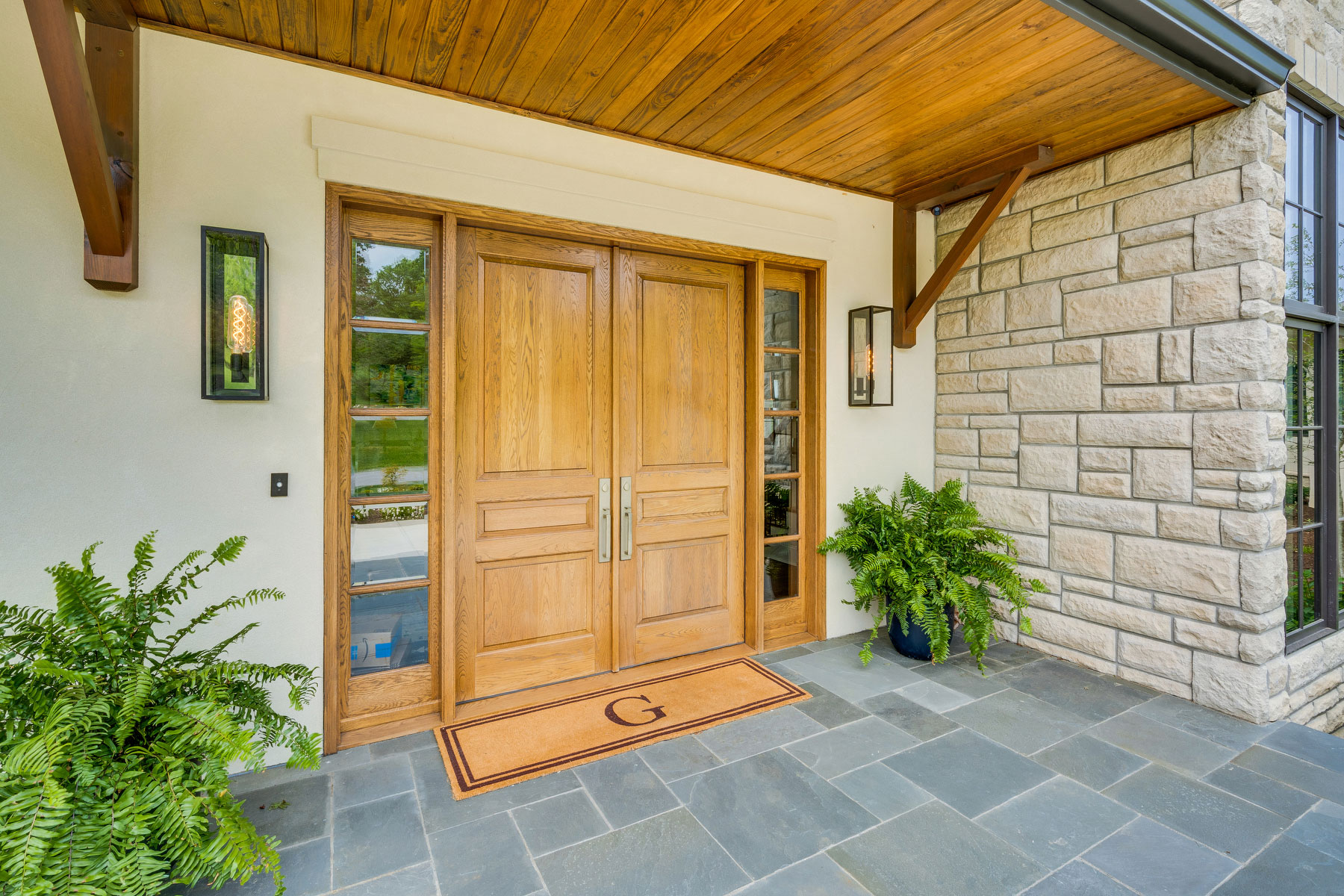 trumark construction custom home entry