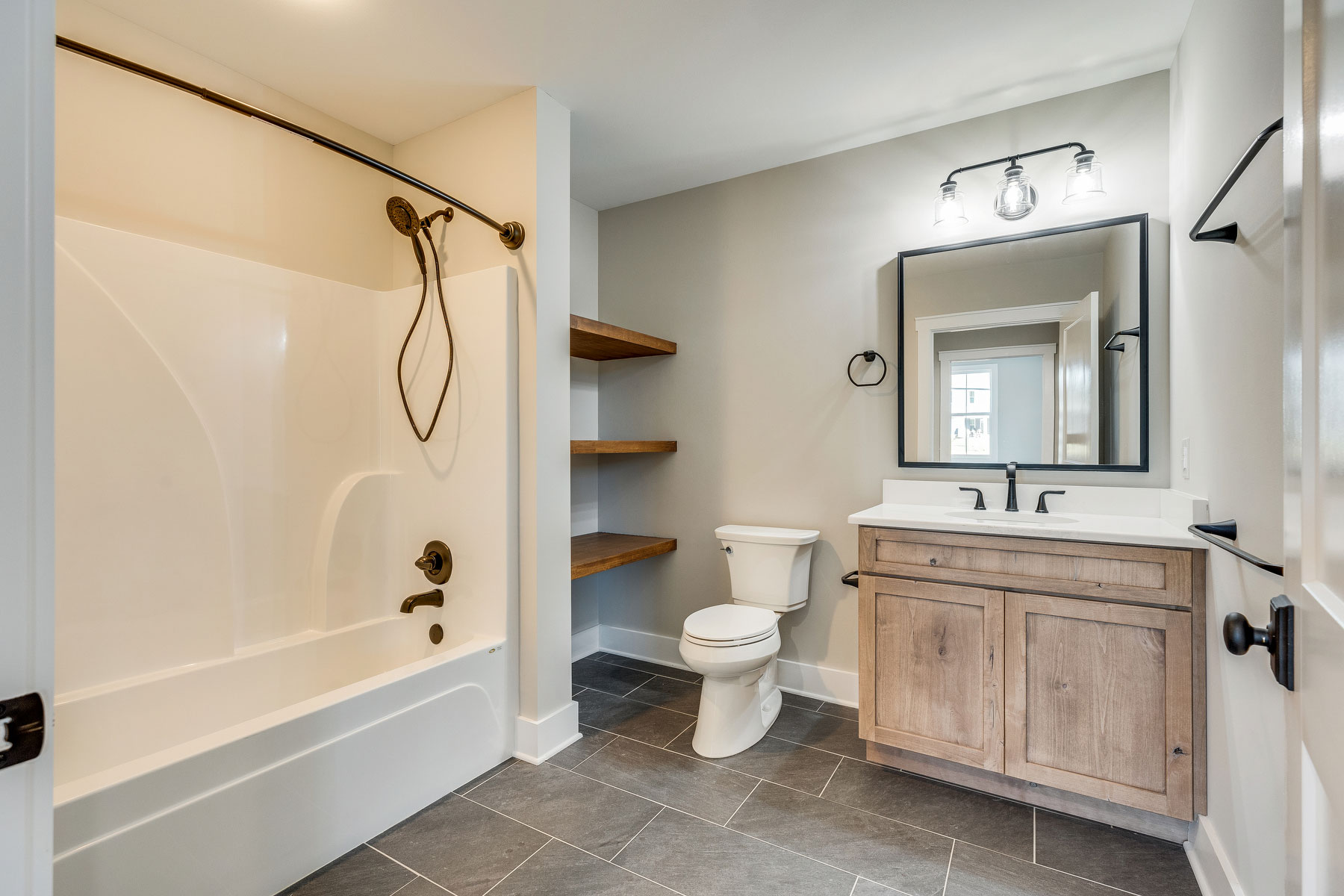 trumark construction custom home guest bathroom