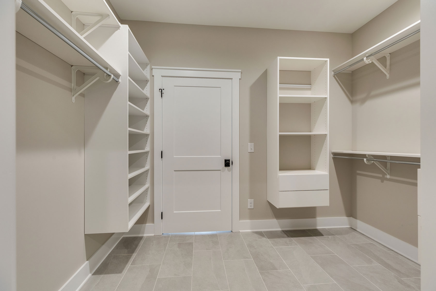 trumark construction custom home master closet